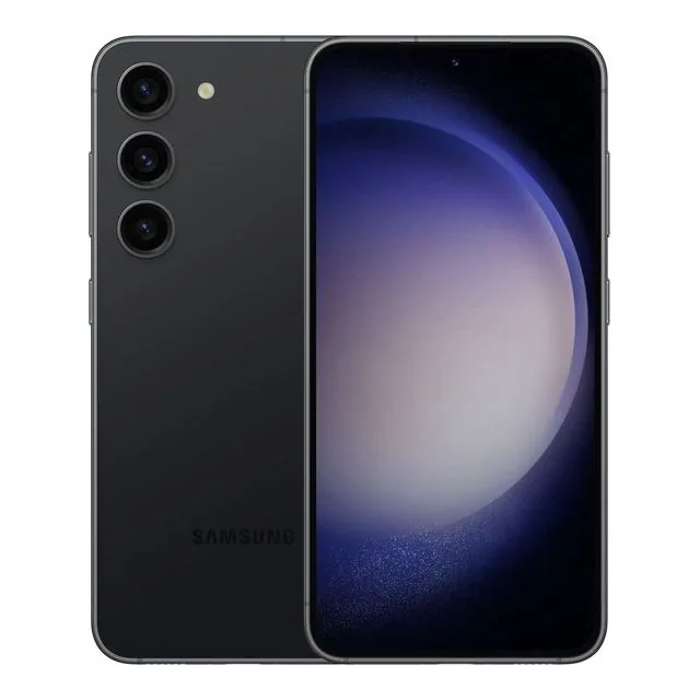 Galaxy S23 · 128 GB · Phantom Black — Manufacturer image of the model; not a photograph of the unit on offer.